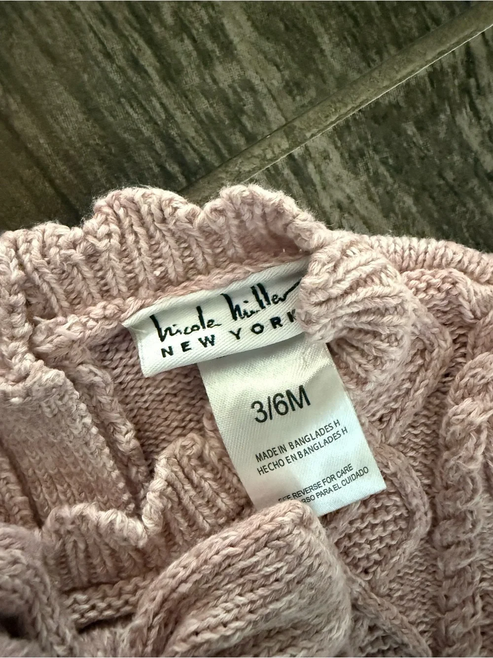 Knit baby bodysuit…